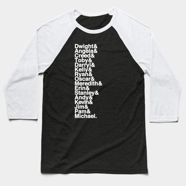 The Office Jetset (Variant) Baseball T-Shirt by huckblade